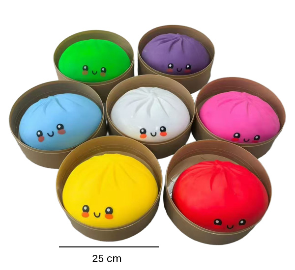 SQUISHY Ravioli (Dumpling) 25cm TPR+PVA In display da pz 7ass…x…x